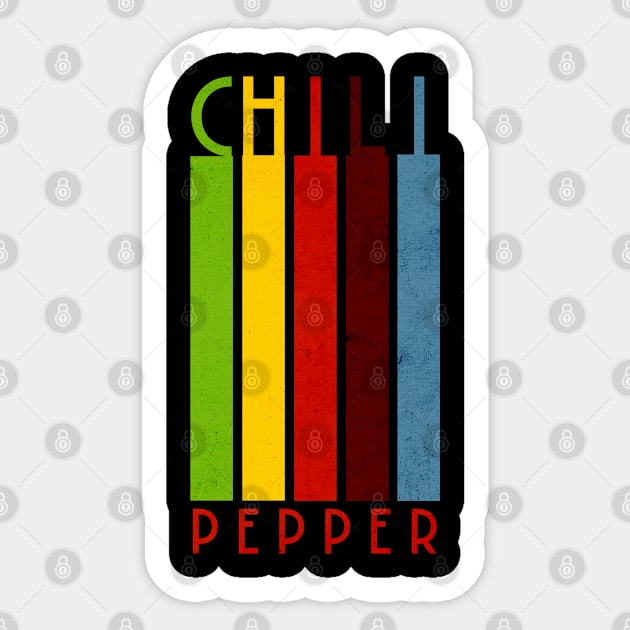 Chili pepper, Chili, chili lover design, hot chili, for summer party and at the grill, perfect gift for chili lover Sticker by OurCCDesign